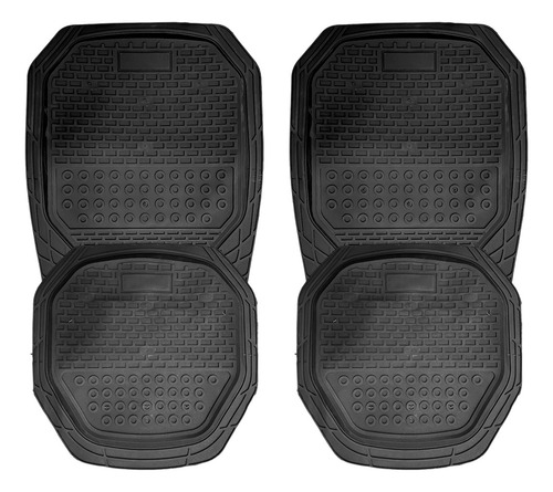 Juego 4 Tapetes Uso Rudo Para Auto Camioneta Tipo Charola