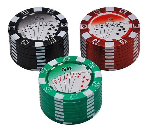 Picador Picachu Grinder Moledor Metal Poker (3 Partes)