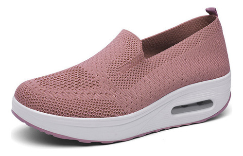 Zapatillas Slip-on De Mujer En Color Liso