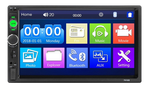 Autoestereo Hd Touch 7 Mirrorlink Bluetooth Camara Reversa 