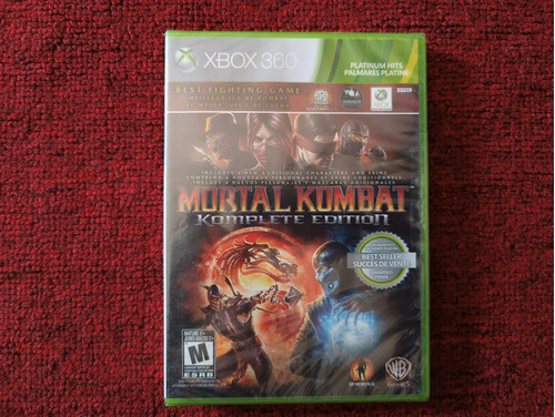 Mortal Kombat 9 Komplete Edition Xbox 360 Sellado