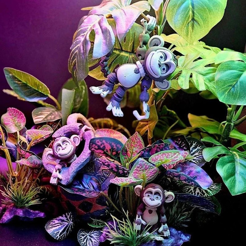 Mono Figura Articulada Juguete Impresión 3d