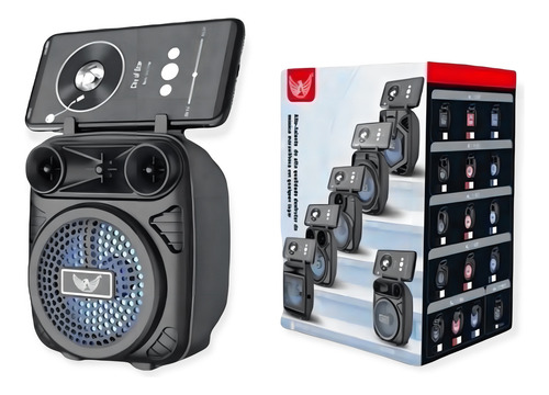 Caixinha De Som Bluetooth Usb Cartão Tf Alta Qualidade 8w Cor Preto 110v/220v