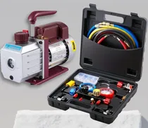 Comprar Kit De Refrigeración Manómetros Bomba De Vacio