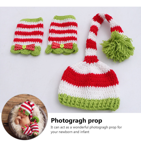 Gorro De Ganchillo Hecho A Mano Para Bebés Recién Nacidos, E