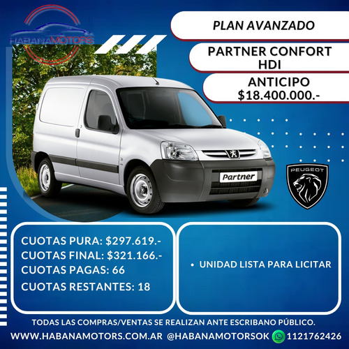 Partner Confort Hdi / (66) /la Mas Pedida , Plan Avanzado