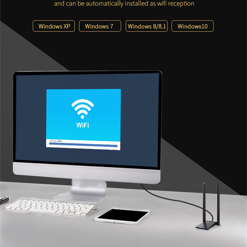 5.8g 2.4g Usb 3.0 1300mbps Receptor Wifi Adaptador De Rede