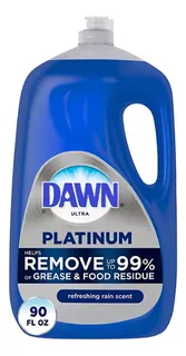 Dawn Ultra Jason Liquido Lavatrastes Platinum 2.66lt 90oz