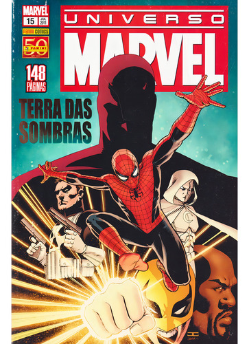 Hq Universo Marvel Terra Das Sombras, De Equipe Editorial. Universo Marvel, Vol. Acompanha 1 Volume. Editorial Panini, Capa Mole, Edição 1 Em Português, 2011