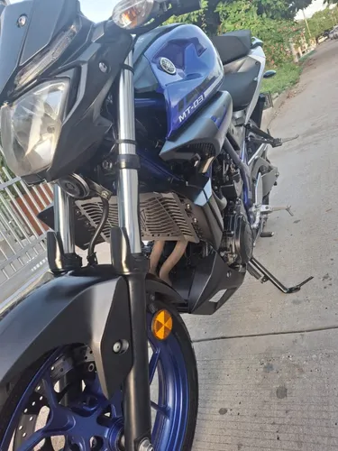 Yamaha Mt 03 Azul Y Negra