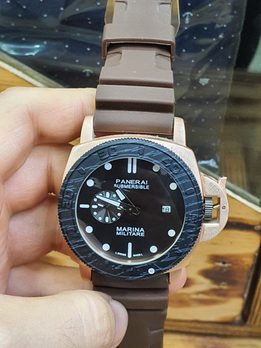 Reloj Panerai Submersible Marina Militare Café Rep 2a