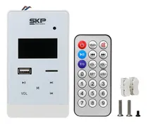Comprar Amplificador De Parede Bluetooth 50w 2 Canais Skp Pw050bt Cor Branco Potência De Saída Rms 50 W