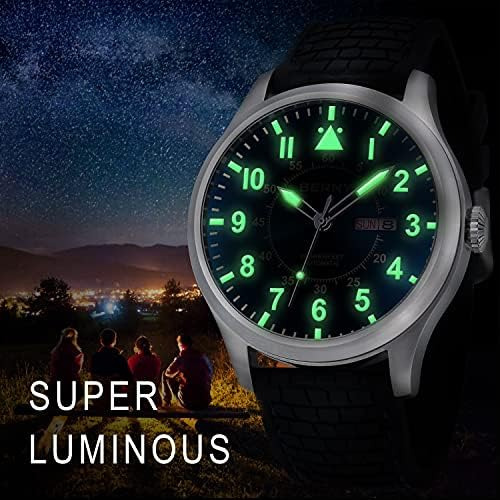 Berny Reloj Automático Para Hombre Reloj De Pulsera Mecánico