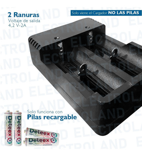 Cargador Universal Para Pilas Bateria Recargable Aa Aaa Usb