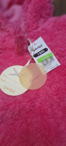 Pijama Osito Peluche Con Capucha Orejitas Yamp! 18 Meses