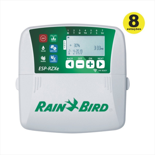 Imagem 1 de 4 de Controlador Irrigação Rzx-e 8 Estações Indoor Rain Bird
