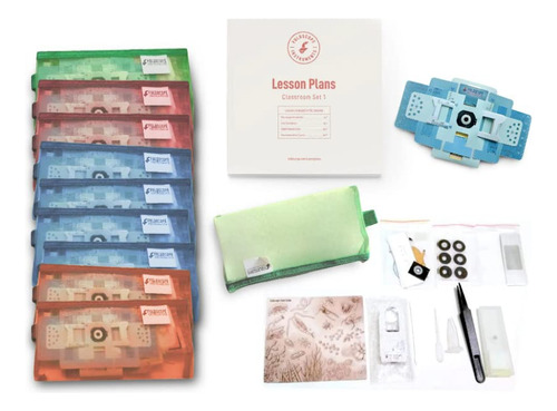 Kit Microscopios Foldscope Ensamblados X10 Apodérate De La C
