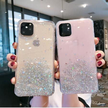 Forros Escarchados Para iPhone 7/8, X, Xsmax, iPhone 11,