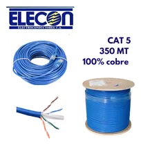 Comprar Cable Utp Cat5e Elecon 100% Cobre 305mts Interior