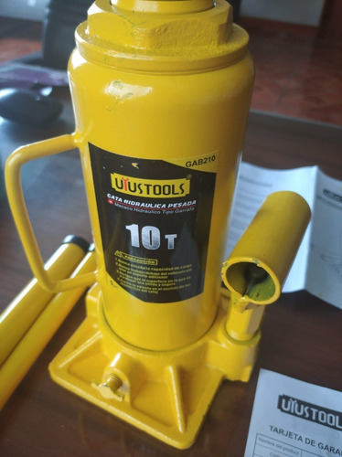 Gata Hidráulica Pesada 10t Cabeza Maquinada Uyustools Oferta