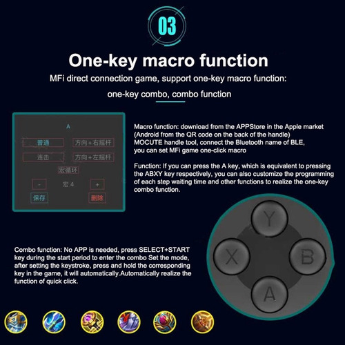Mocute 060 Juego De Teléfono Bluetooth Gamepad Joystick Inal