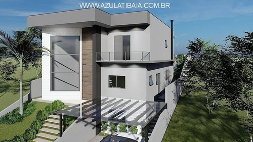 Imagem 13 de 26 de Projeto De Sobrado A Venda Condomínio, Atibaia Buona Vita Gold, Portaria, Rondas, Área De Lazer... - Ca01102 - 68902496