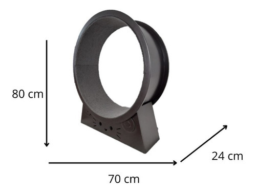 Rueda De Correr Para Gato Madera Juguete Y Ejercicio Mediana