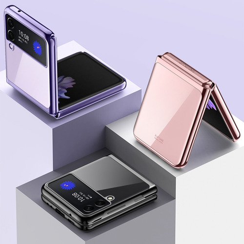 Imagen 4 de 8 de Estuche De Pc A Prueba De Golpes Para Samsung Galaxy Z Flip3