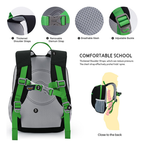 Mochila Mountaintop Kids Para Niños De 3 A 5 Años