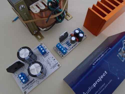 Imagen 4 de 6 de Amplificador 68 W Lm3886 Fuente Trafo Disipador Audioproect