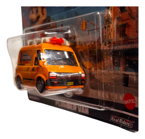 Hot Wheels Vehículo Mario La Película Van De Plomero Color M