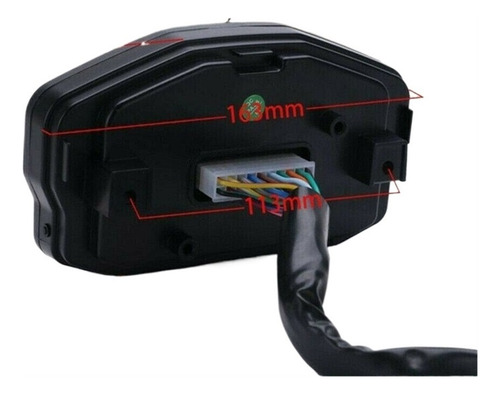 Velocímetro De Odómetro De Motocicleta Digital Lcd Universal