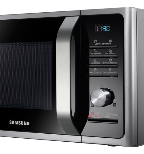 Microondas Grill Samsung MG28F3K3TAS plata 28L 220V