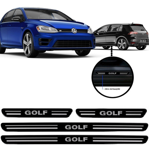 Jogo Soleira Resinada Volkswagen Golf 2006/...