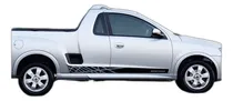 Comprar Vinilo Chevrolet Montana Lateral Tuning Franjas Falda Ploteo
