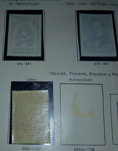 Estampillas Arg 1963 Centenario Poder Judicial J. Hernández