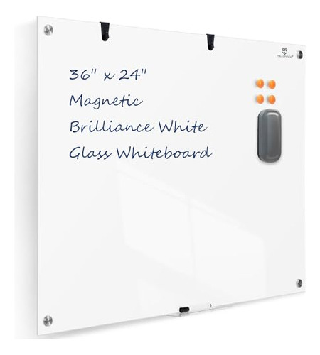 Pizarra De Vidrio Magnético Brilliance White De 36 X 2...