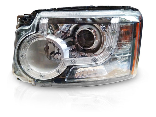 Farol Dianteiro Discovery 4 2009 À 2013 D3s Com Led 16 Pinos