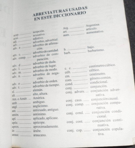 Libro Diccionario Escolar De La Lengua Española