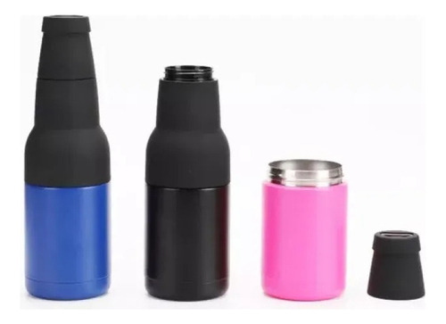 Vaso Copo Termal De Cuello Largo, 4 En 1, Porta Lata, D