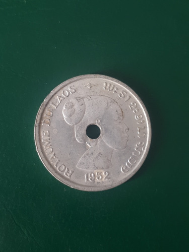 Laos 1952 10 Cent Estado Muy Bueno 