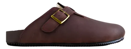 comprar Zapatos Sandalias Suecos Corderito Birken Cuero Engrasado