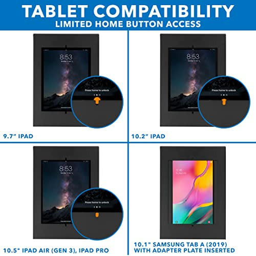Soporte De Suelo Quiosco Antirrobo Tablet Compatible Ip...