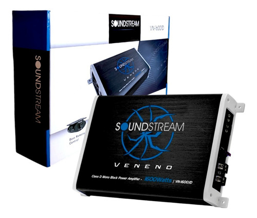 Amplificador 1ch Mono Block Clase D 1600w Soundstream Veneno