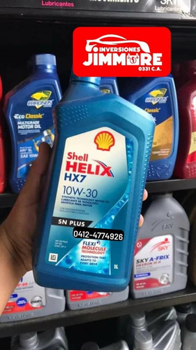 Aceite Shell 10w30 Semi Sintetico