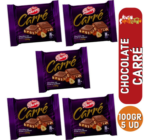 Chocolate Carré 100gr