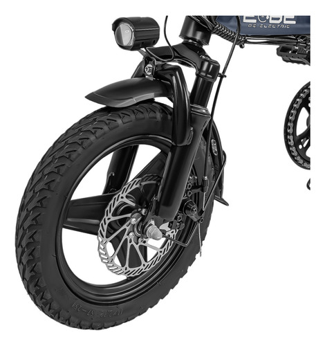 Bicicleta E-be Electrica Plegable E-flex Pro 750w 35km/h Color Gris Oscuro