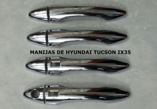 Accesorios Cromados Manijas Hyundai Tucson Ix35 Importadas