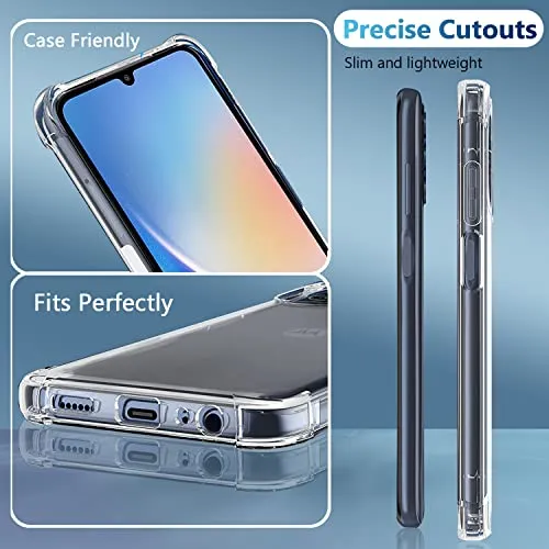 Funda Para Galaxy A34 5g Transparente Plastico Tpu -4