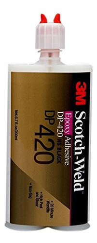 3m Scotch-weld Dp420 - Adhesivo Epoxi  6.8 Fl Oz   Color Neg